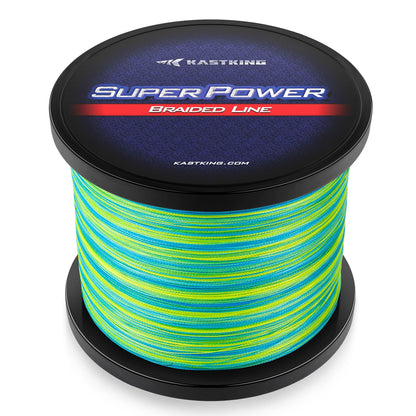 KastKing SuperPower Braided Fishing Line - Abrasion Resistant Braided Lines – Incredible Superline – Zero Stretch – Smaller Diameter – A Must-Have!