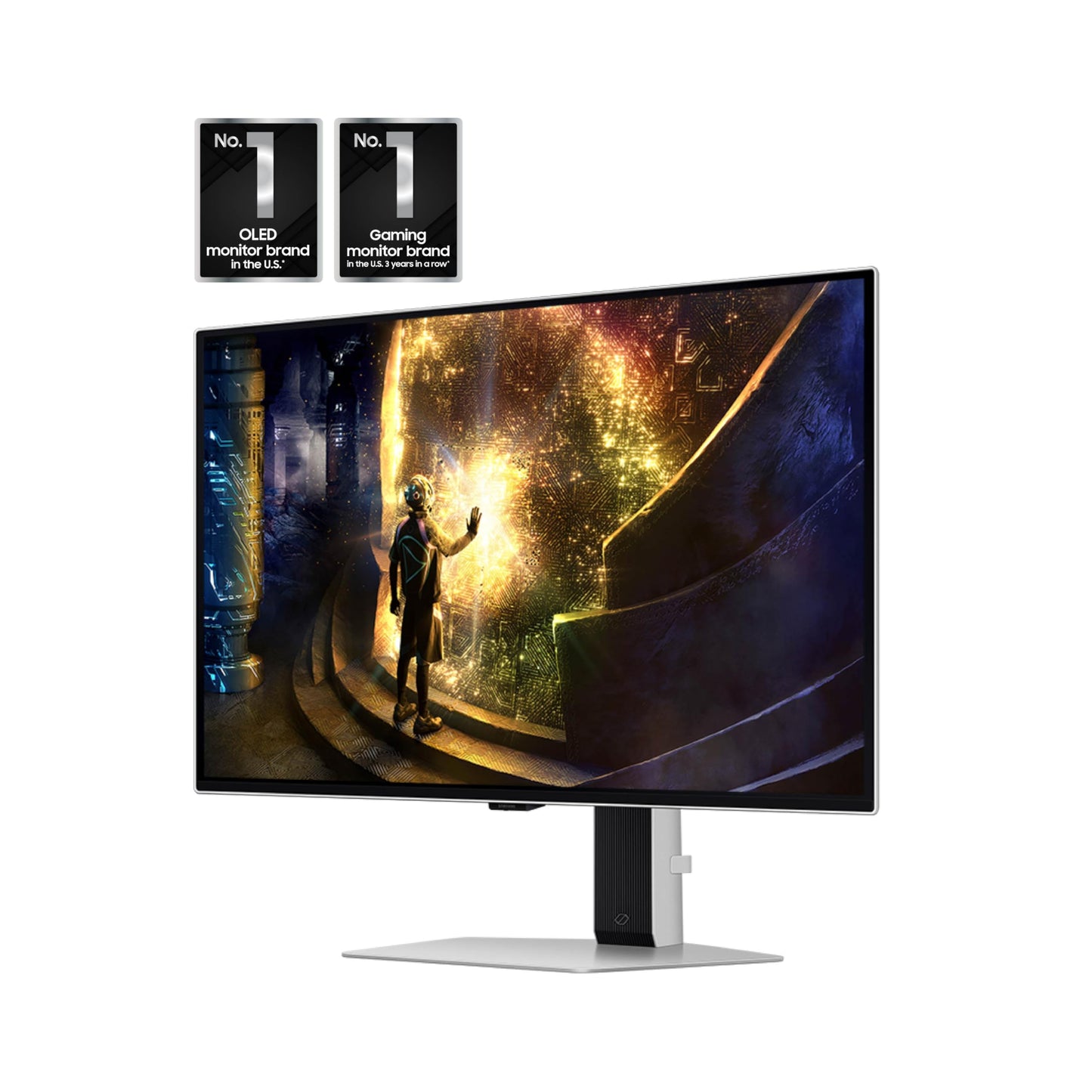Samsung 27” Odyssey OLED G6 G60SF QHD QD-OLED Gaming Monitor, 500Hz Refresh Rate, 0.03ms (GtG) Response Time, G-Sync Compatible, VESA DisplayHDR TrueBlack 500, LS27FG602SNXZA, 2025, 3 Yr Warranty