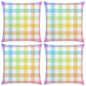 Pudodo Easter Buffalo Plaid Check Table Runner Spring Holiday Farmhouse Fireplace Kitchen Dining Room Home Party Decoration (13" x 72")