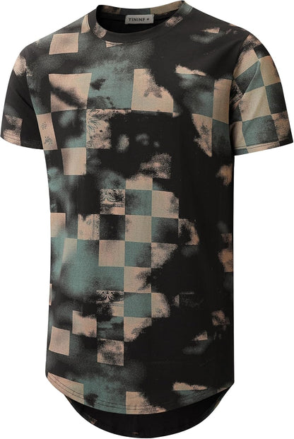YININF Mens Hipster Hip Hop Short Sleeve Print T-Shirt Shirts Men