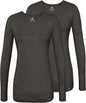 Adar Underscrubs for Women 2 Pack - Long Sleeve Underscrub Comfort Tee