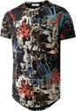 YININF Mens Hipster Hip Hop Short Sleeve Print T-Shirt Shirts Men