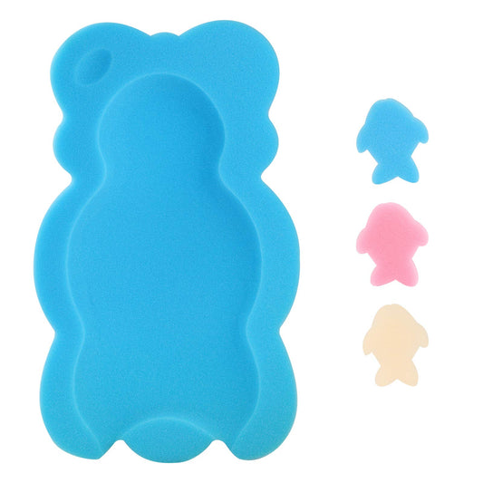 Baby Bath Cushion Infant Bath Mat, Pad & Sponge for Toddler, Infant & Newborn (Yellow-Style4)