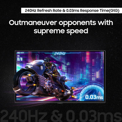 Samsung 27” Odyssey OLED G6 G60SF QHD QD-OLED Gaming Monitor, 500Hz Refresh Rate, 0.03ms (GtG) Response Time, G-Sync Compatible, VESA DisplayHDR TrueBlack 500, LS27FG602SNXZA, 2025, 3 Yr Warranty