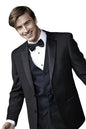 "Barcelona" Black Tuxedo Jacket Notch (Separates)